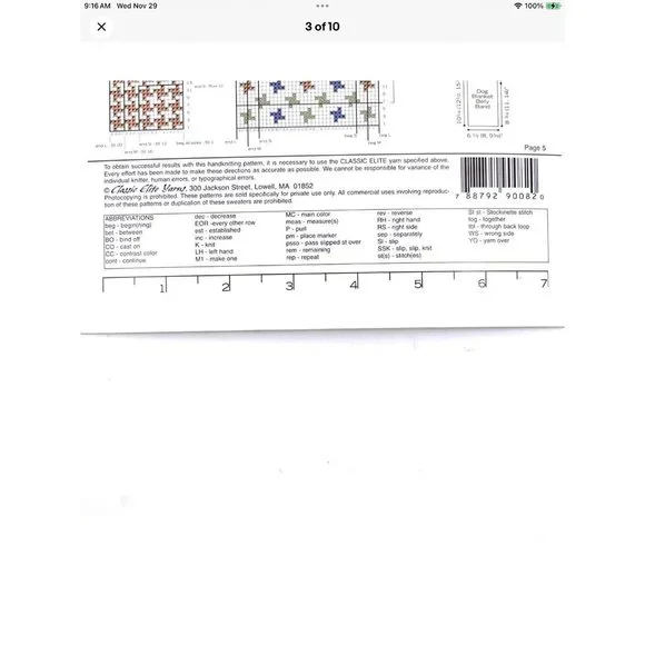 Classic Yarns 9008 La Gran Sweaters Vtg 70s 80s Knitting Bk Family & Dog Sweater - Picture 4 of 10